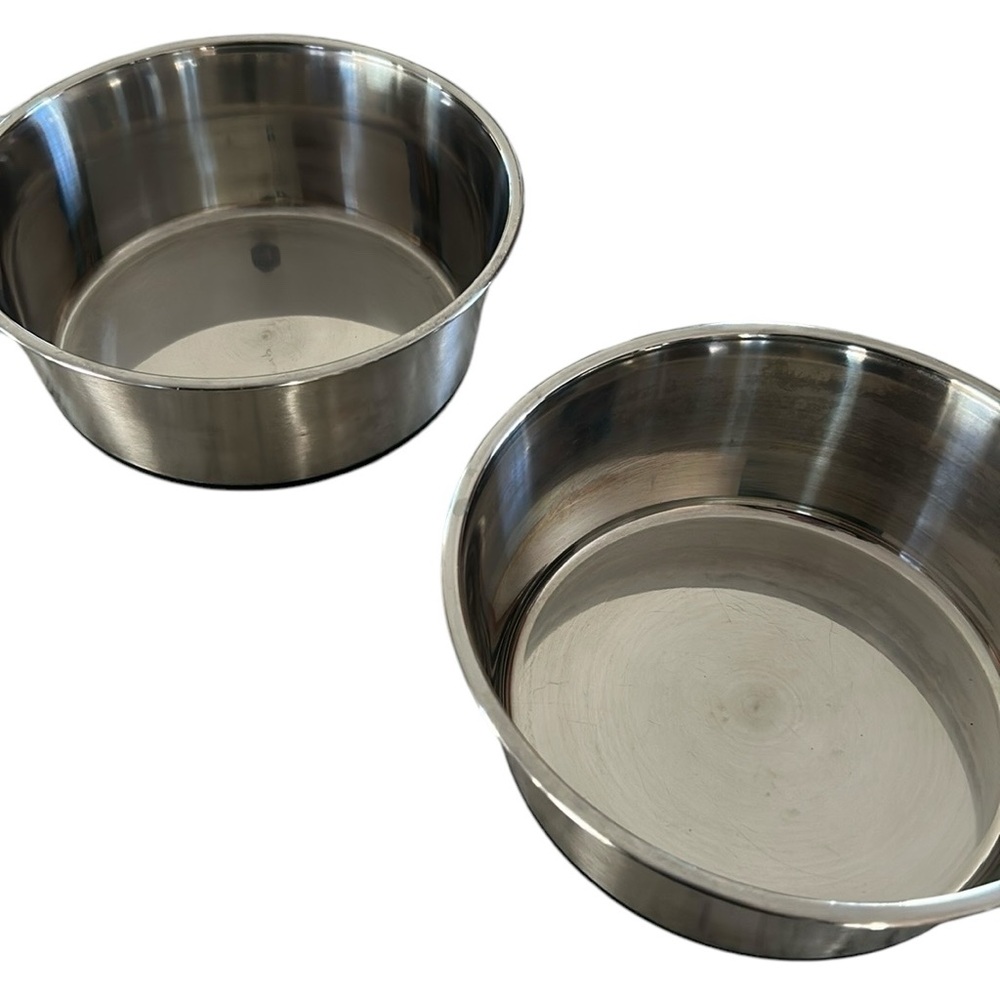 Gorilla grip dog bowls set of 2